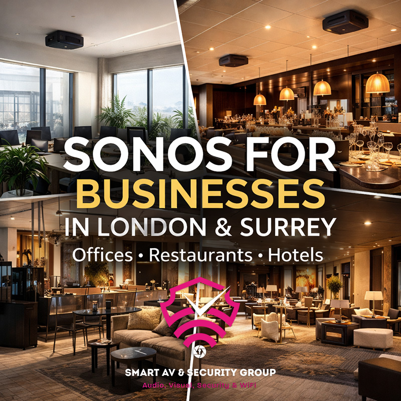 Sonos for Businesses: Why London and Surrey Offices, Restaurants & Hotels Are Switching