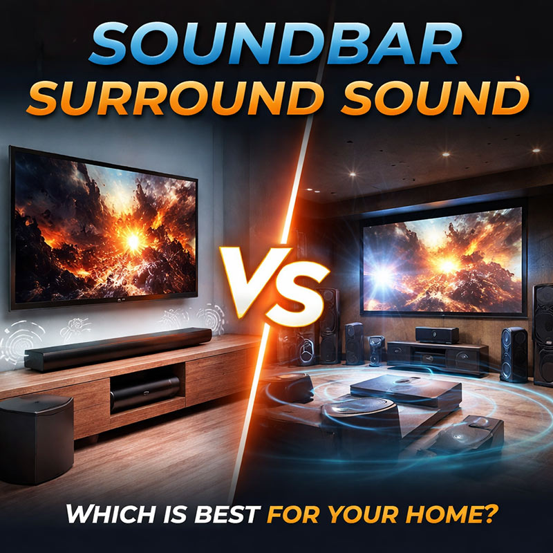 Soundbar vs Surround Sound: Which Is Right for Your Home?