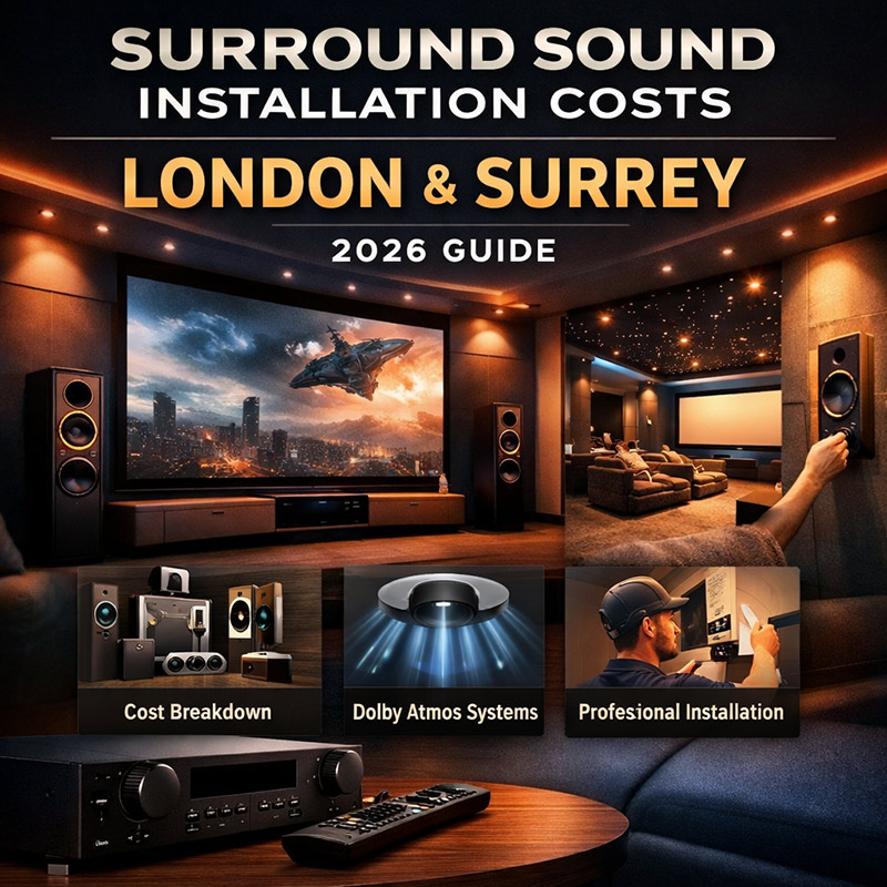 Surround Sound Installation Costs in London & Surrey 2026 Guide