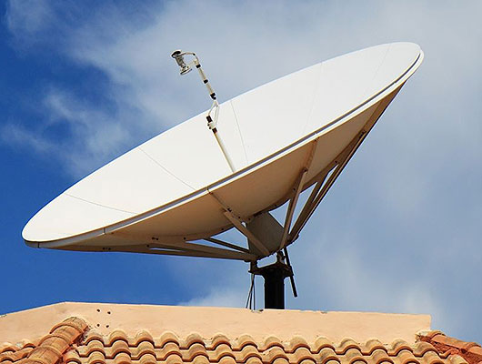 Will the Freesat Satellite Dish be visible on my property?